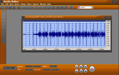 OSS Audio Editor Screenshot